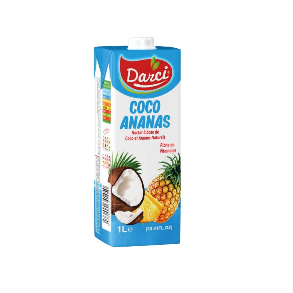 Darci - Nectar à base de Coco et Ananas Naturels - 1L