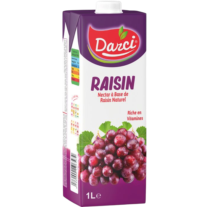 Darci - Nectar à base de Raisin Naturel - 1L