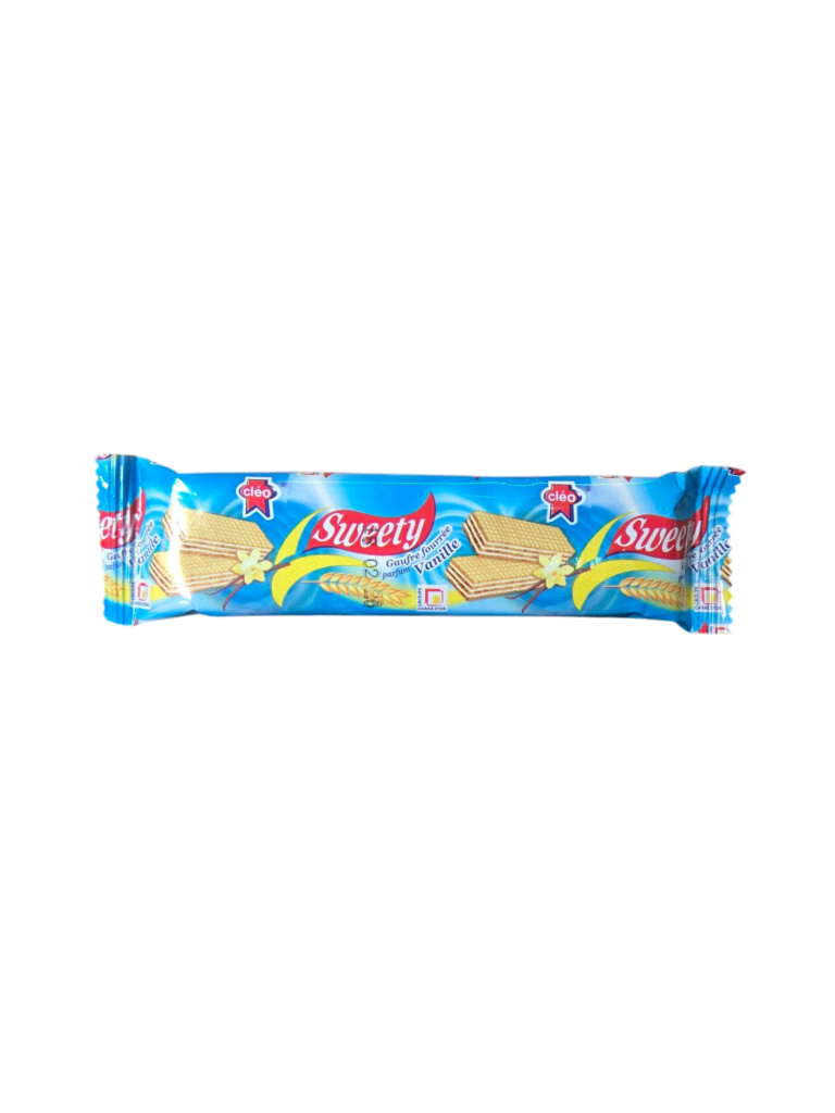 Cléo - Sweety - Gaufre Fourrée Vanille - 12G