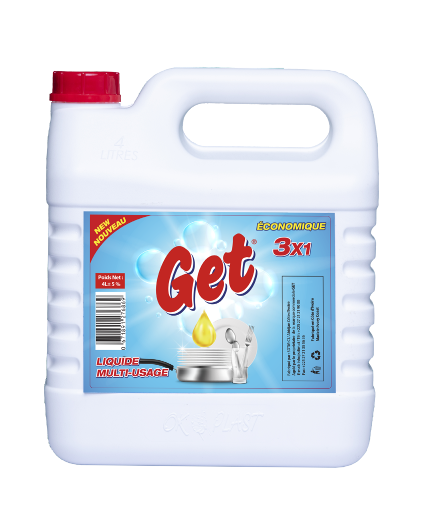 Get 3×1 - Liquide Multi-Usage - 4L