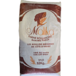Malika - Farine Boulangère (Baking Flour) 100% Blé Tendre - 52 kg