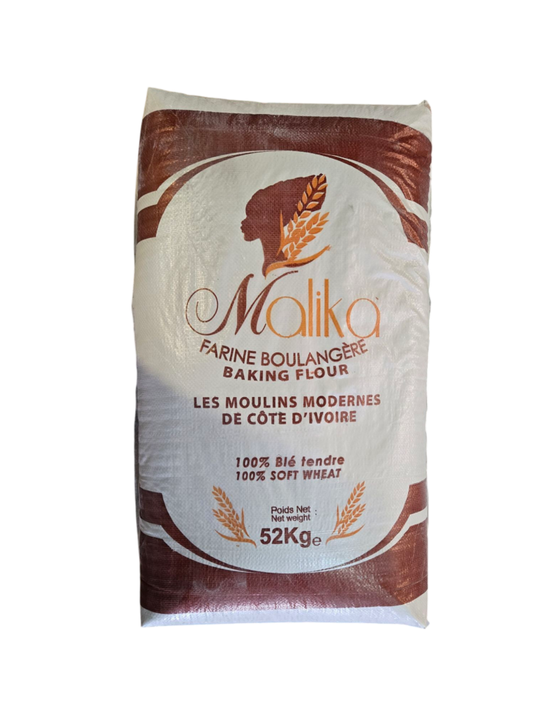 Malika - Farine Boulangère (Baking Flour) 100% Blé Tendre - 52 kg